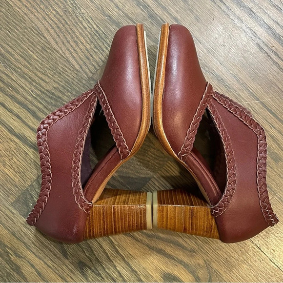 Bali Elf Spirit Walker Fairy Boho Stacked Heel Leather Booties Size 8 - Picture 7 of 14